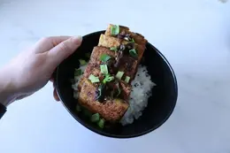 Korean braised tofu (Dubu jorim)
